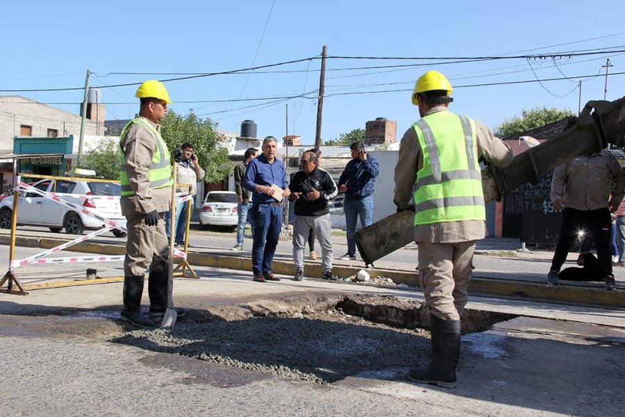 El Intendente Nediani Recorri Las Obras De Mejoramiento Integral De