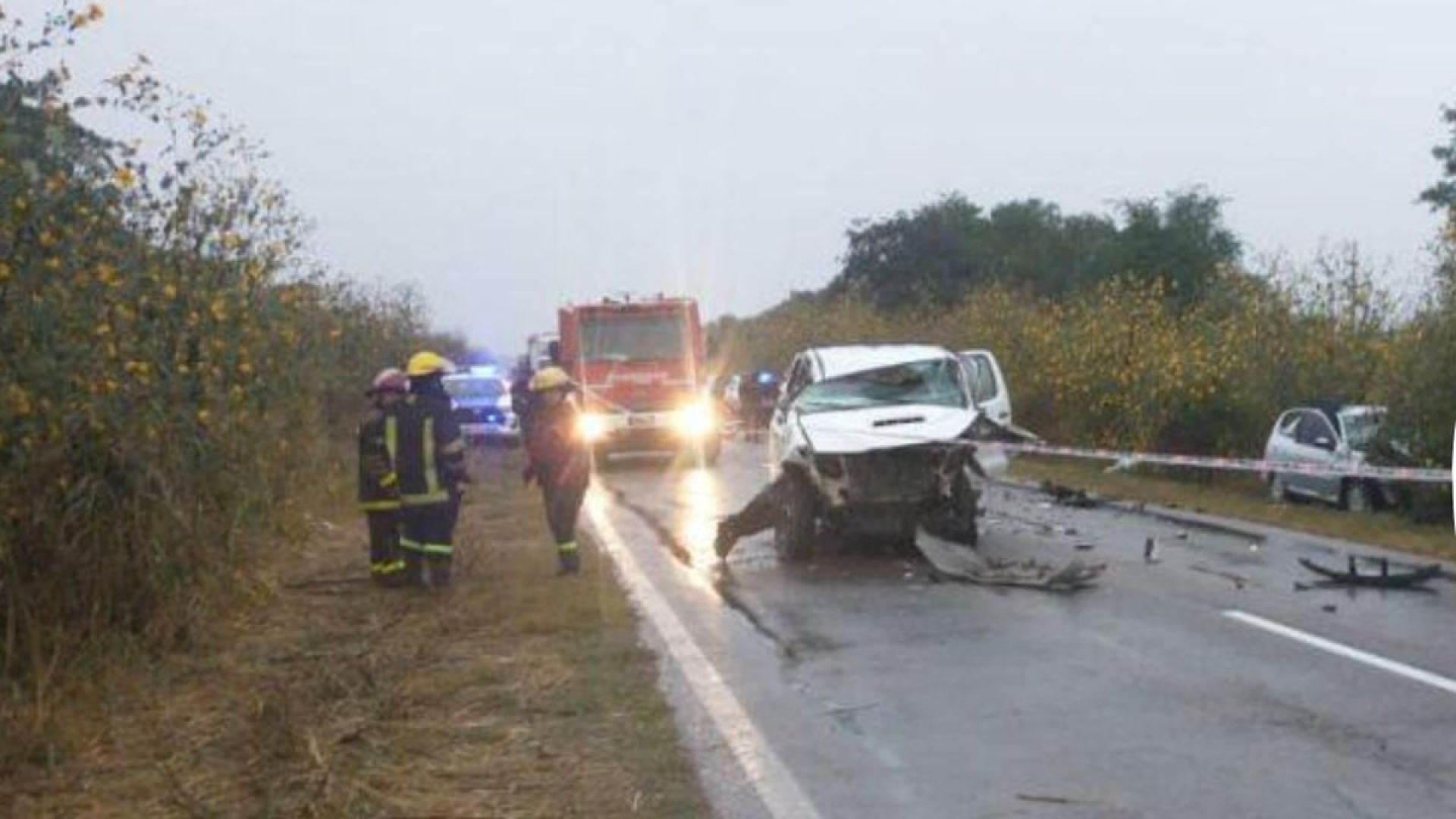 Un Trabajador Muri En El Acto En Brutal Choque Frontal Sobre Ruta