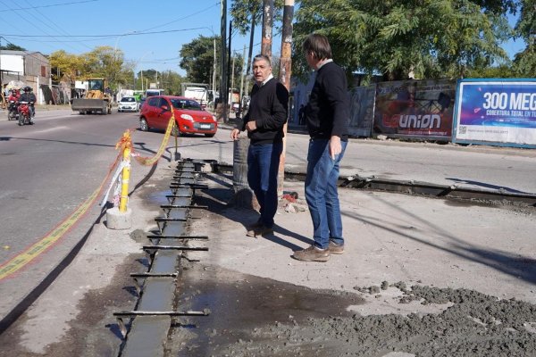 El Intendente Nediani Visit El Avance De La Infraestructura Vial