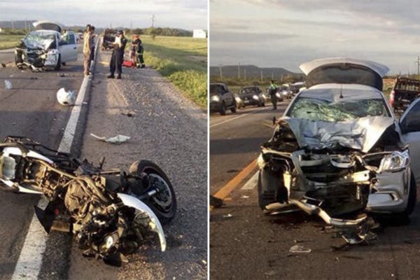 Tres Heridos De Gravedad En Brutal Choque Frontal Entre Moto Y Auto Sobre Ruta 9 Nuevo Diario Web 4938