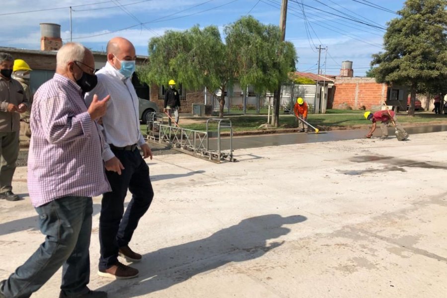 Avanza La Obra De Pavimentación En Calles Del Barrio San Fernando