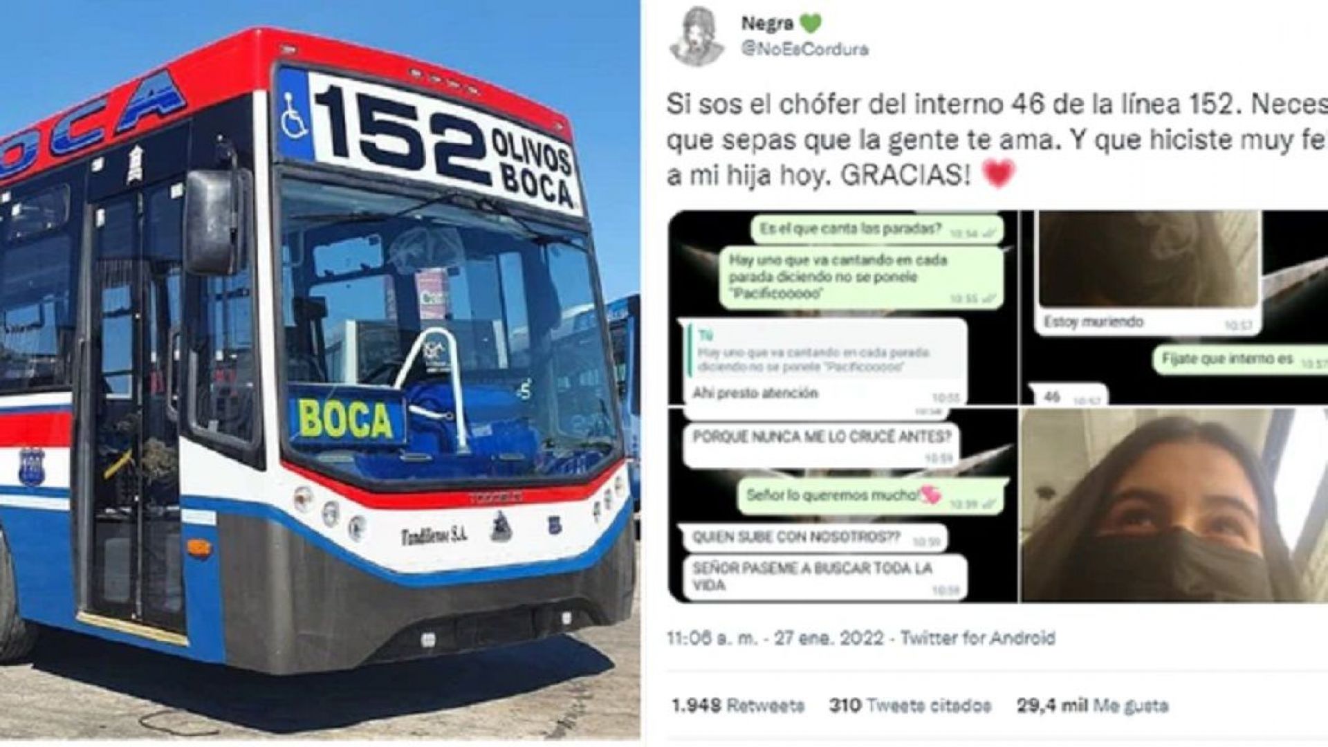 Un Chofer De Colectivo Se Volvió Viral Por Su Buena Onda: ???Hiciste ...