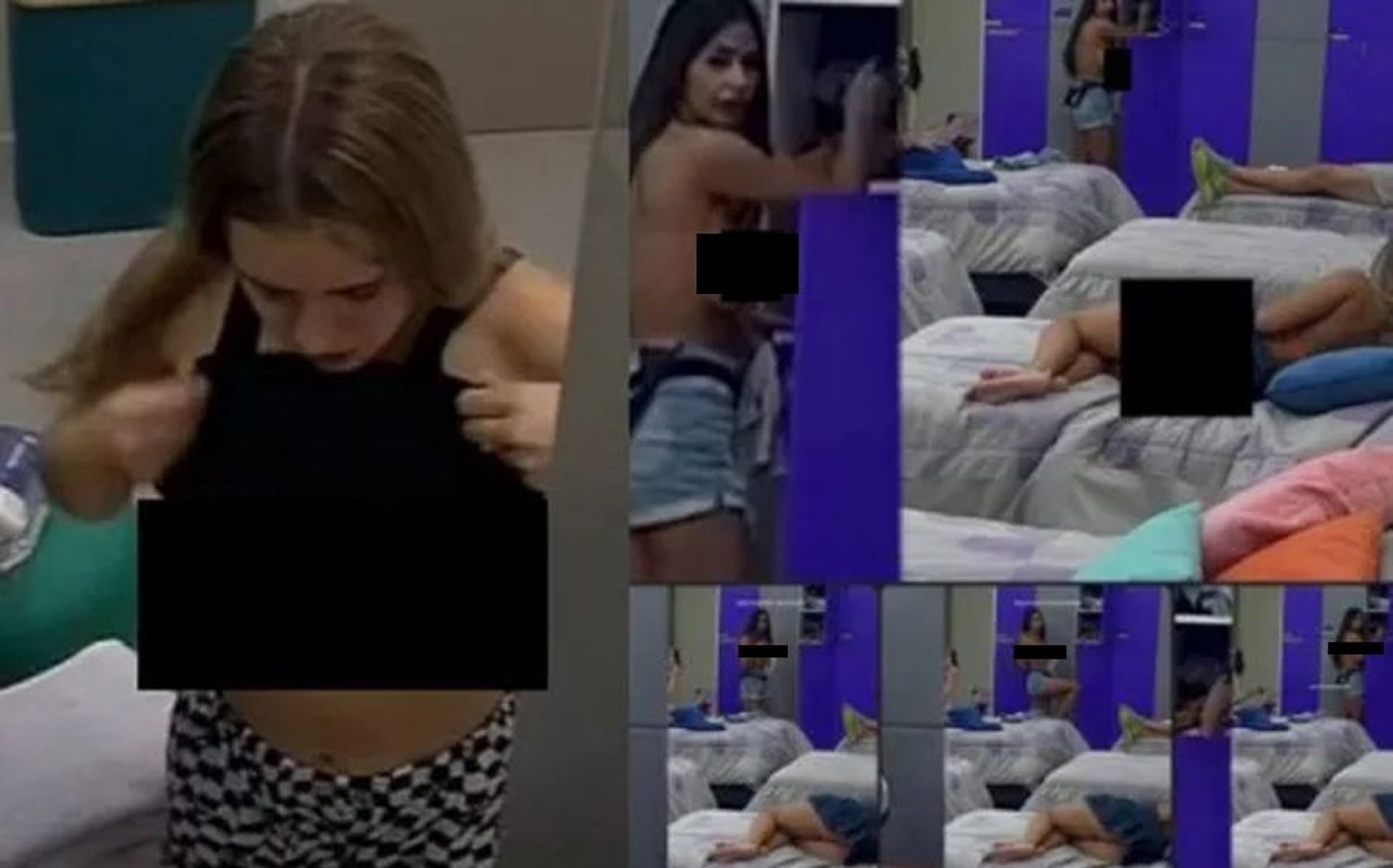 Escracharon a un grupo que difunde desnudos de Gran Hermano: 