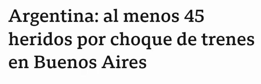 La primera informaci&oacute;n que manejaba la BBC.