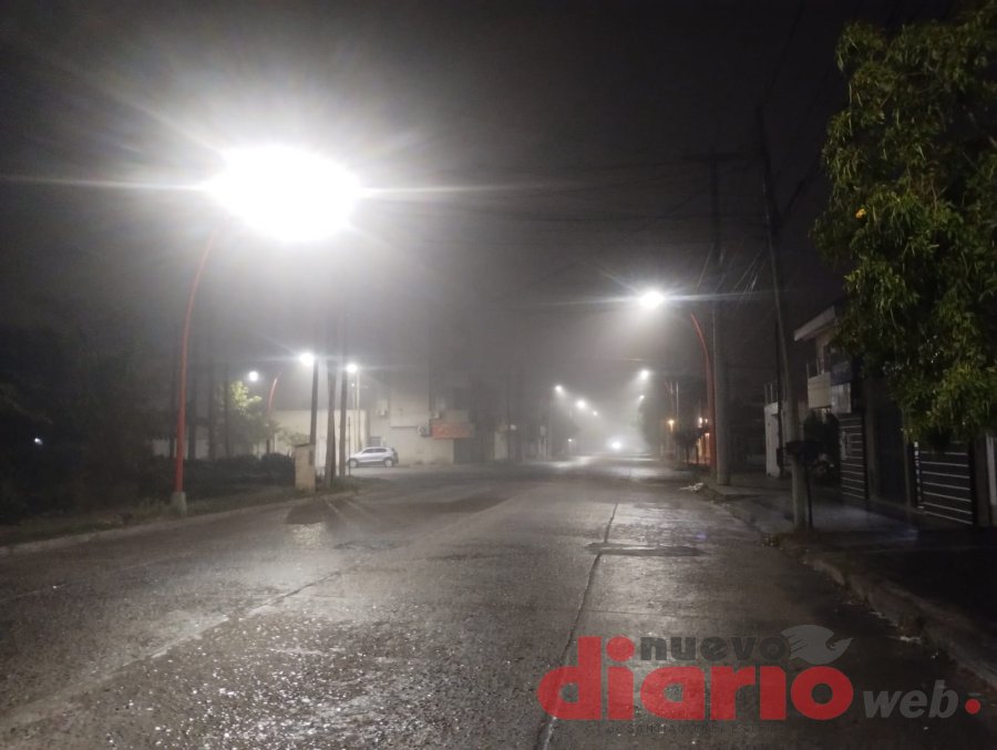 As&iacute; estaba a las 5.50 en zona del B&ordm; Belgrano.