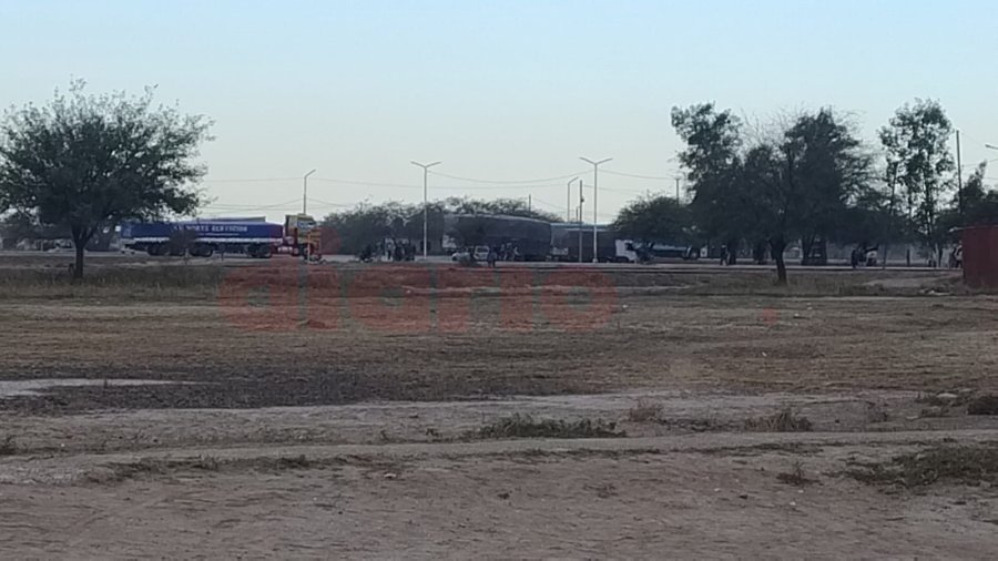 El lugar del accidente.