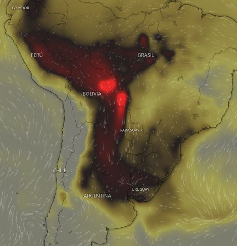 Alerta: una cortina de humo de incendios forestales afectará a Santiago del  Estero y otras 9 provincias | Nuevo Diario Web