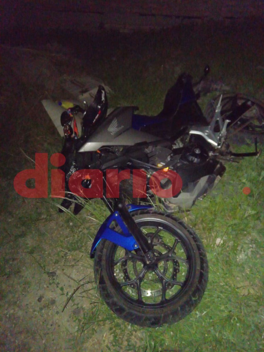 As&iacute; fue hallado el rodado en el patio de la vivienda allanada.