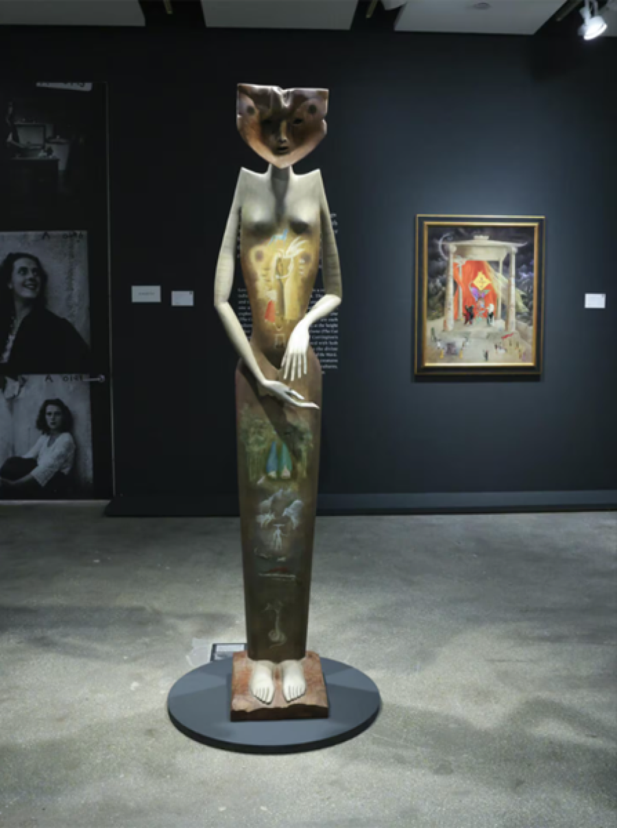 La mujer gato, de la pintora surrealista Leonora Carrington, adquirida por el argentino Eduardo Costantini.
