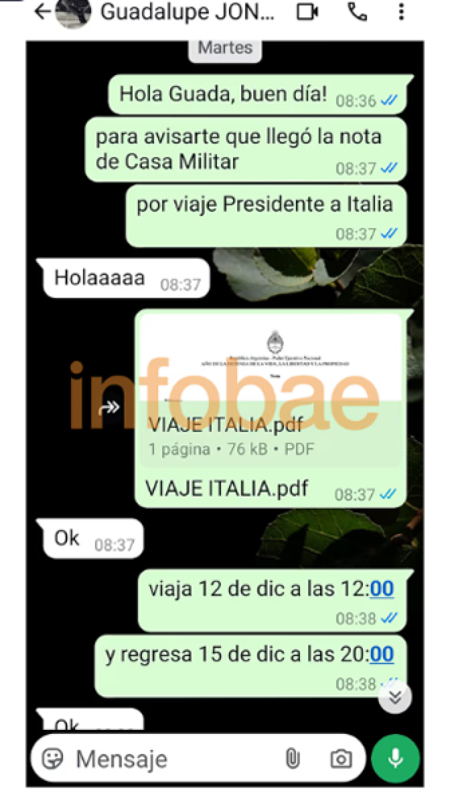 (Cr&eacute;dito: Infobae)