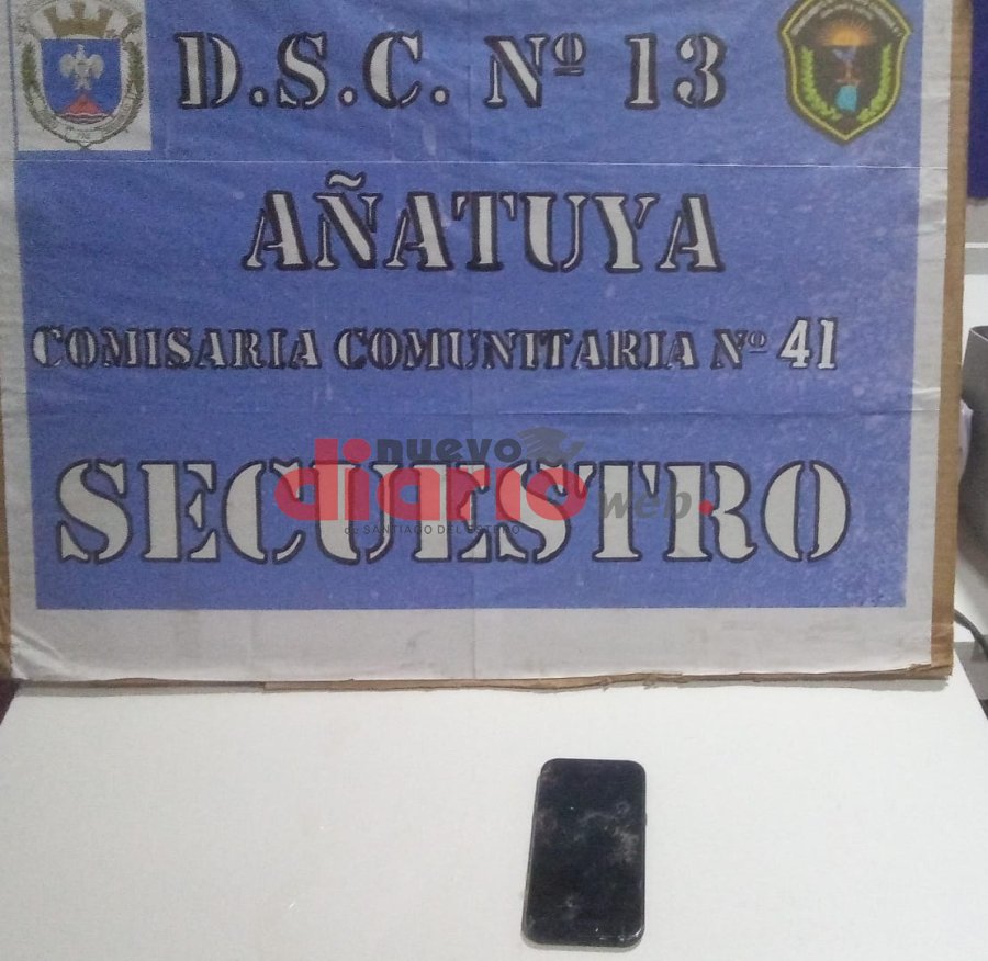 Se recuper&oacute; el aparato sustra&iacute;do (Foto Nuevo Diario Web).