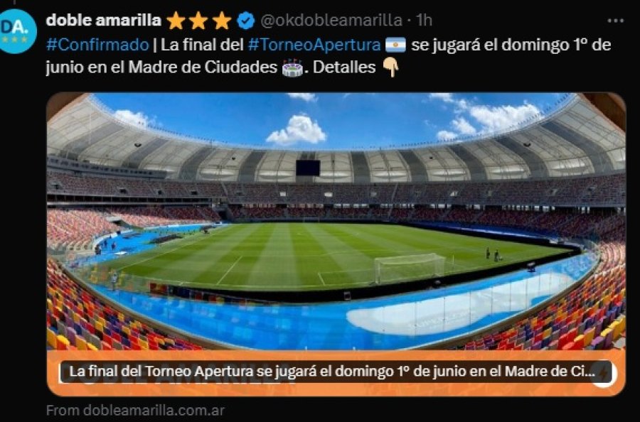 Doble Amarilla (Captura X)