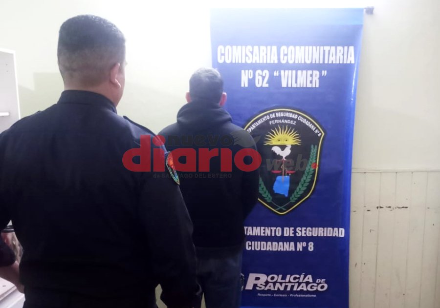 El violento termin&oacute; tras las rejas.
