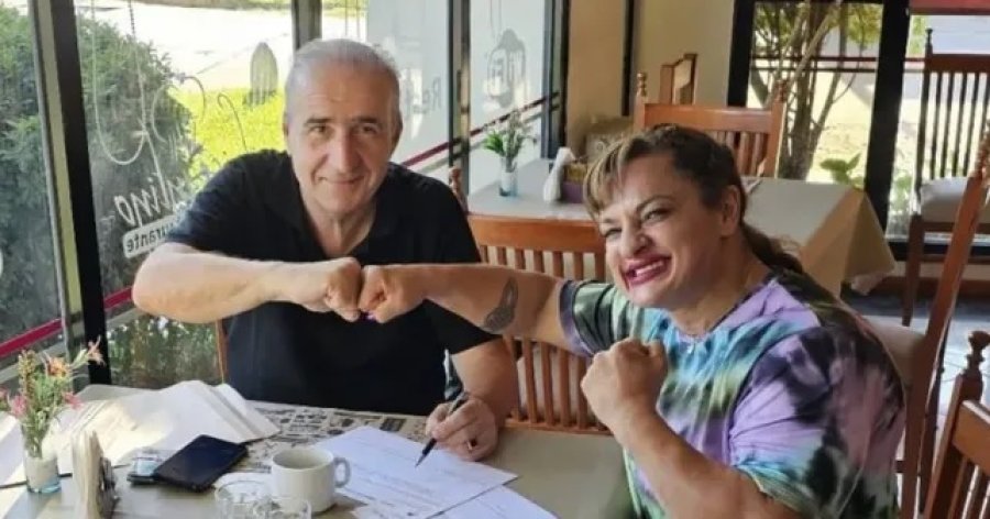 Ariel Sclafani y la exboxeadora Locomotora Oliveras, ambos fueron electos este domingo convencionales constituyentes de Santa Fe.