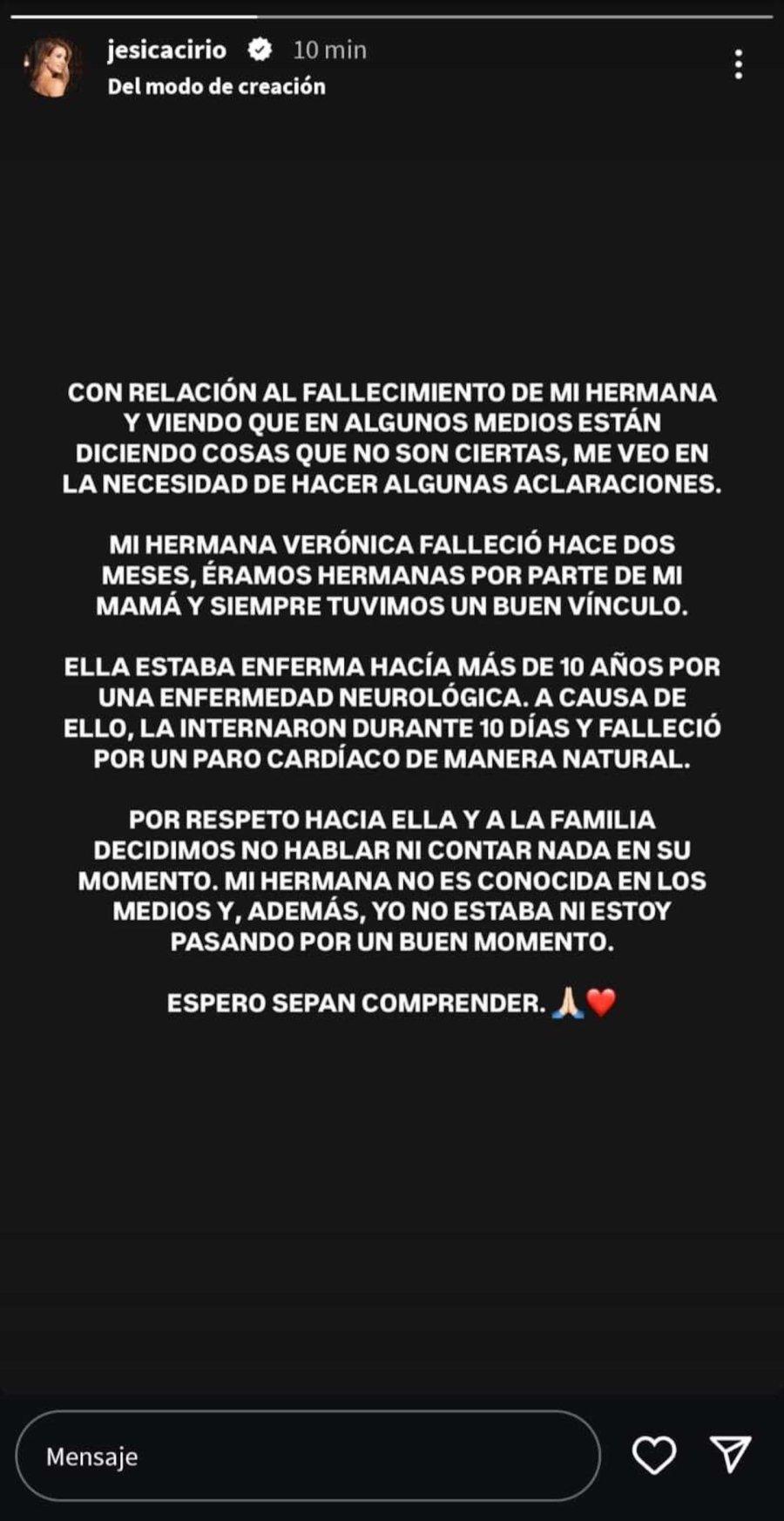 Foto: Instagram /jesicacirio