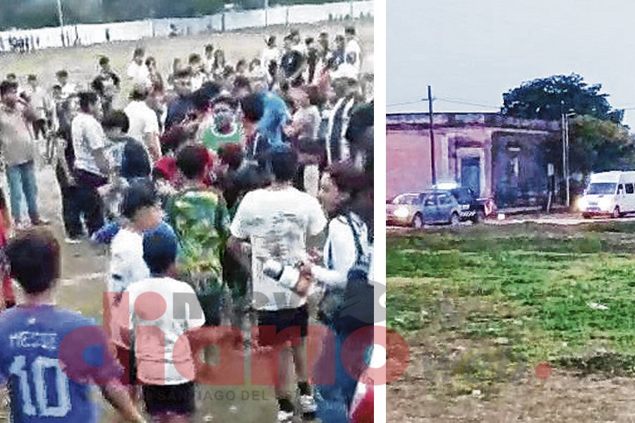 La Policía escoltó al contingente de Sumampa. La Policía escoltó al contingente de Sumampa.