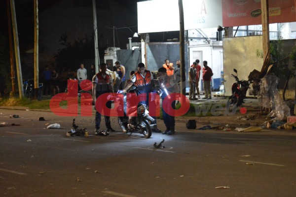 Fatal accidente en calle Independencia: murió un motociclista de 73 años
