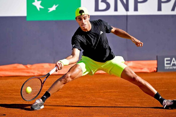 Cerúndolo perdió con Jannik Sinner y fue eliminado en los octavos de final del Masters 1000 de Roma