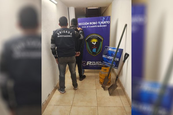 Esclarecen un hurto en Monte Quemado: un detenido y elementos recuperados