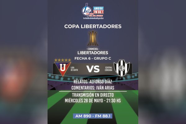 Este miércoles, Central Córdoba se mide con LDU en Quito y lo vivís por LV11
