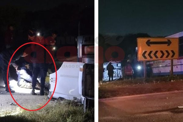 Rescatan y hospitalizan de urgencia a colectivero, tras violento choque con camión