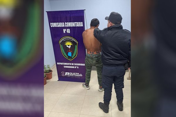 Detuvieron a joven con doble pedido judicial tras amenazar a su padre en Las Termas