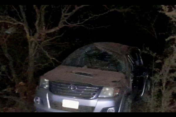 Una camioneta con ocho personas se despistó y chocó contra un árbol