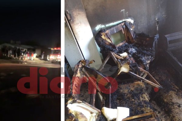 Le desapareció el celular, culpó a su novia y le prendió fuego la casa: lo perdió casi todo (Video)