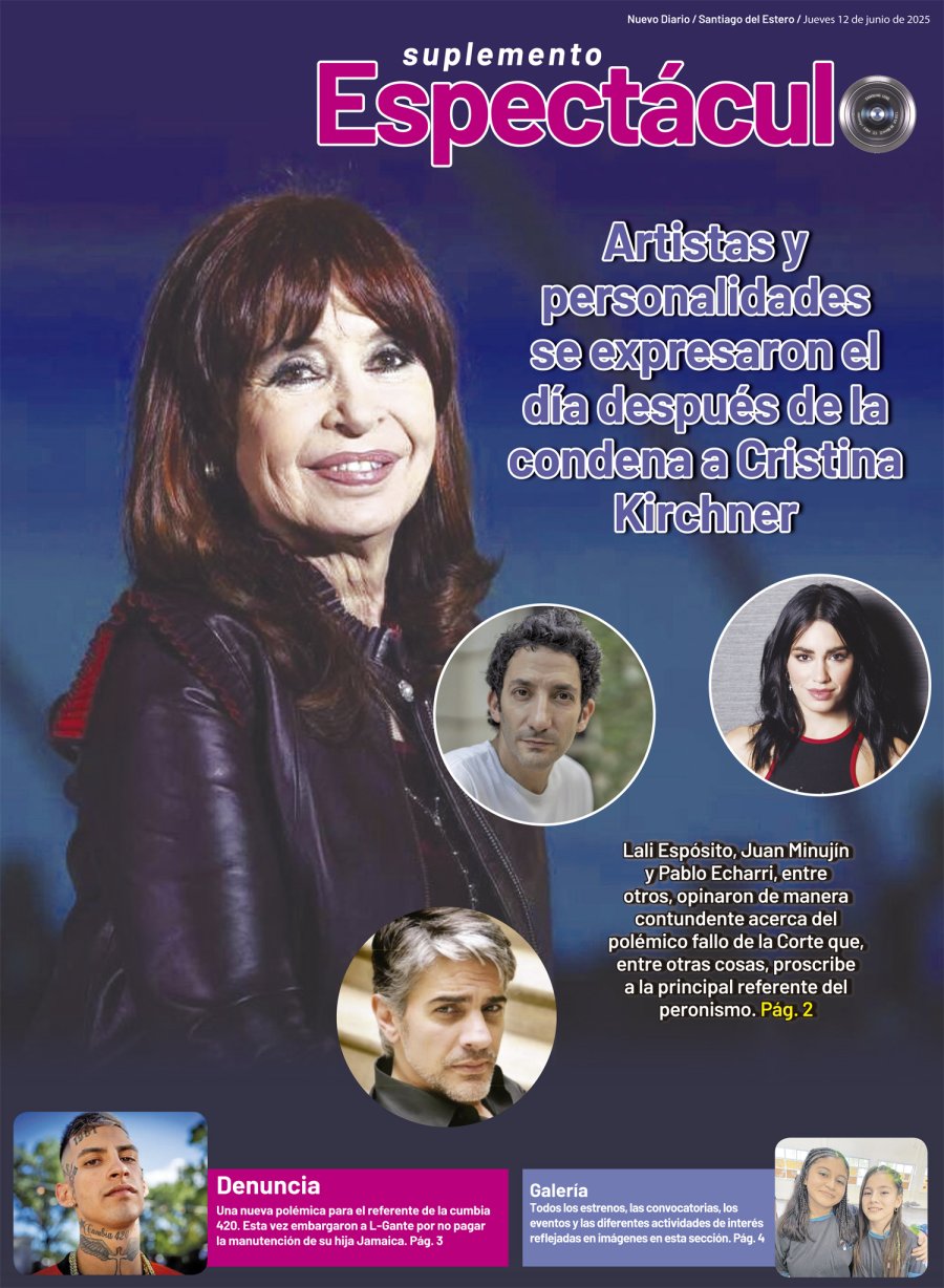 Tapa del suplemento papel