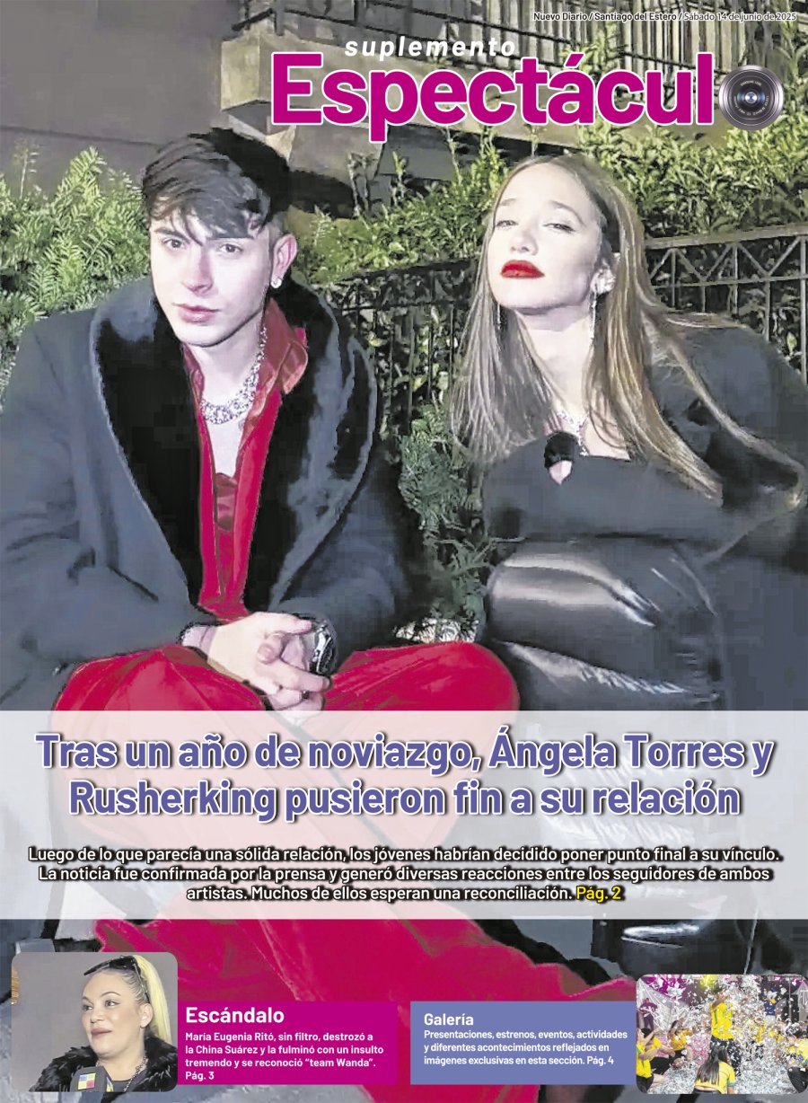 Tapa del suplemento papel