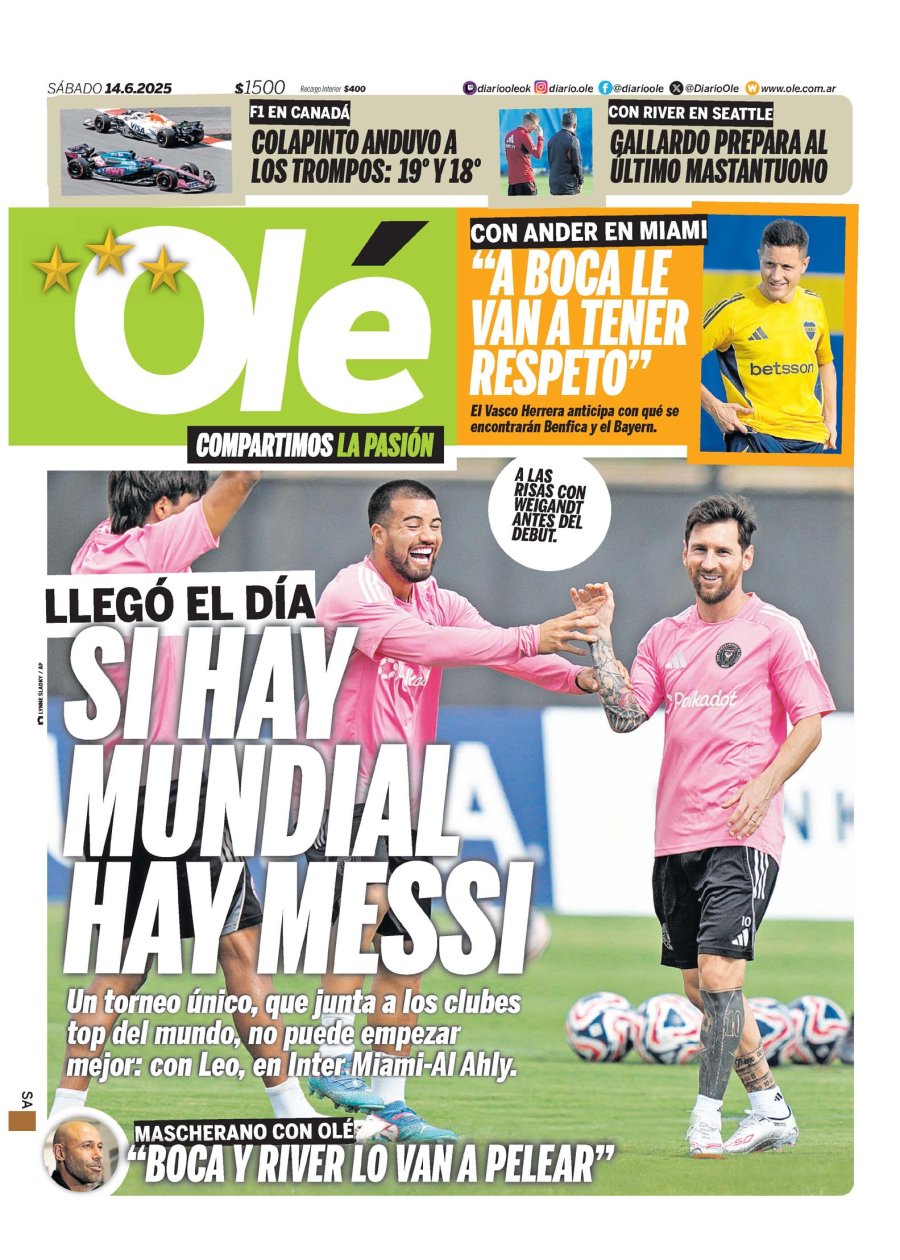 Tapa del suplemento papel