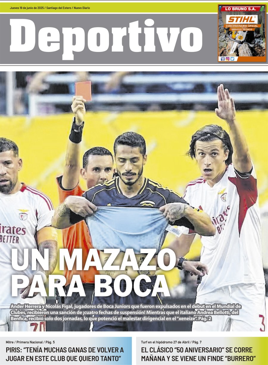 Tapa del suplemento papel