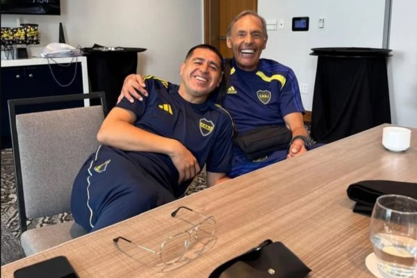 “Todos juntos, vamos Boca”: Riquelme y Russo, unidos antes del choque con el Bayern