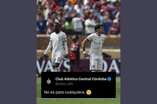 La cargada de Central Córdoba al Chelsea: “No es para cualquiera”