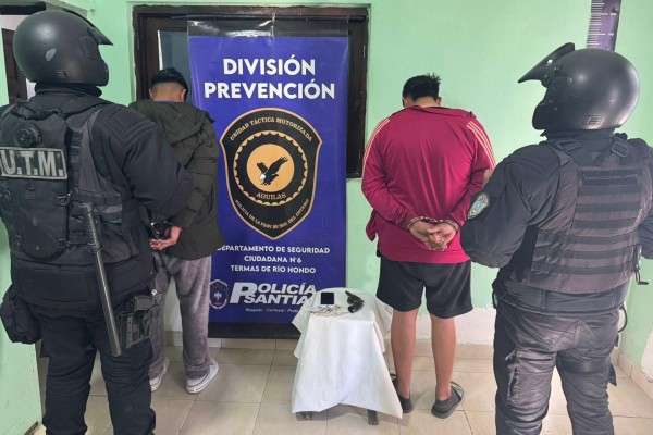 Tensión en el centro de Termas: iban armados en moto y terminaron detenidos