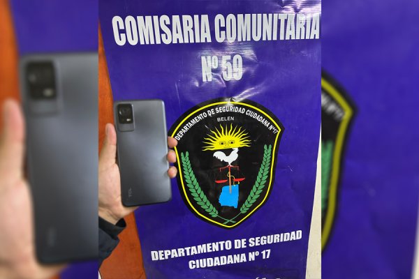Un vecino entregó un celular robado que había comprado sin saber su procedencia
