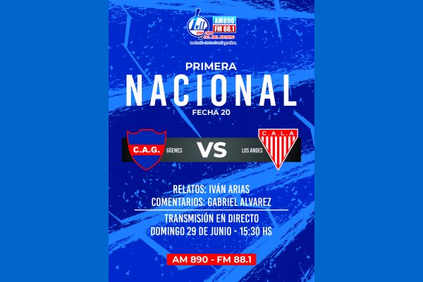 Viví todo el duelo entre Güemes y Los Andes por Radio LV11