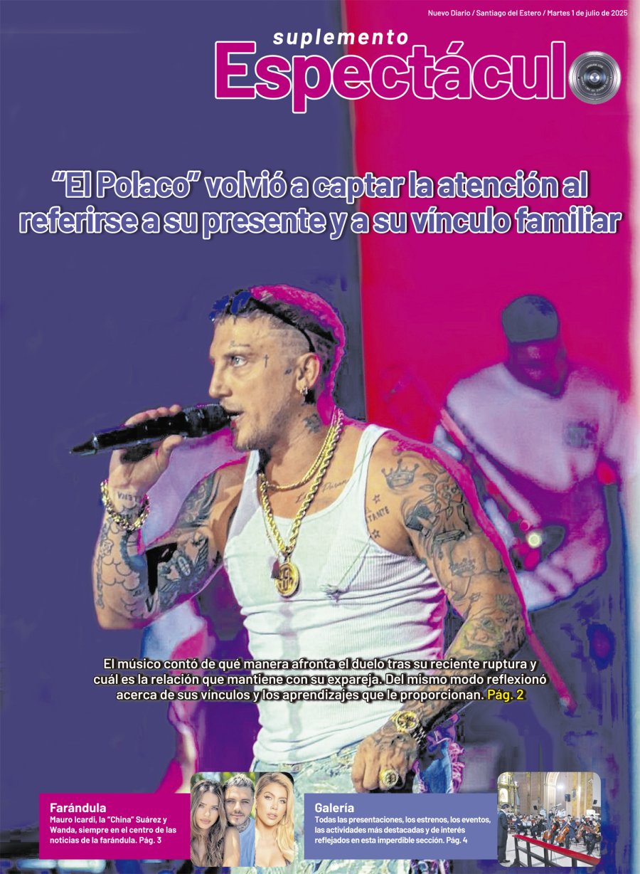 Tapa del suplemento papel
