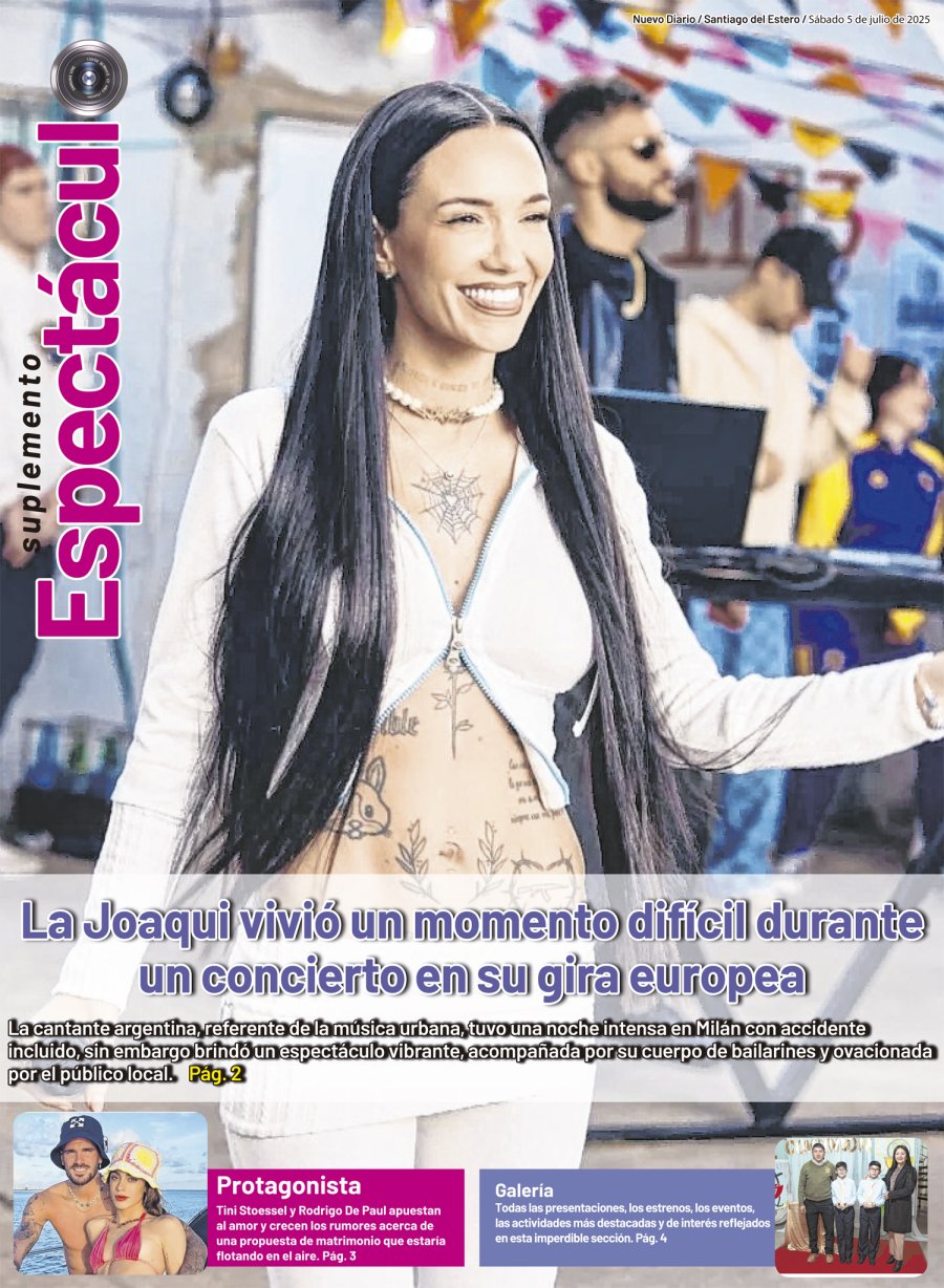 Tapa del suplemento papel