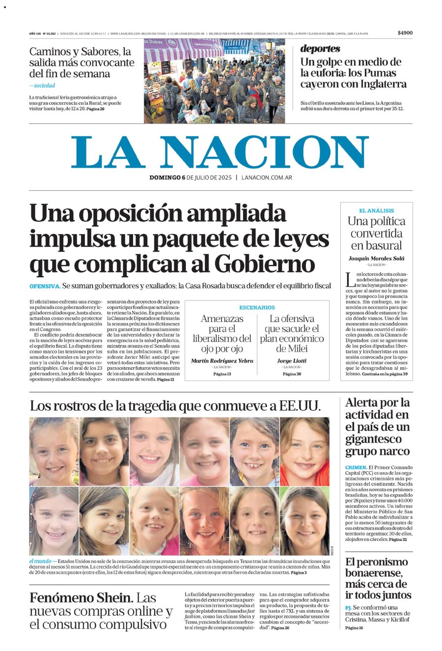 Tapa del suplemento papel