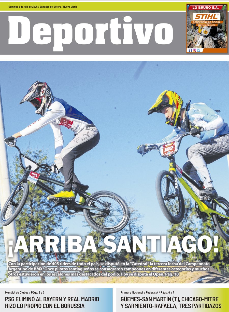 Tapa del suplemento papel