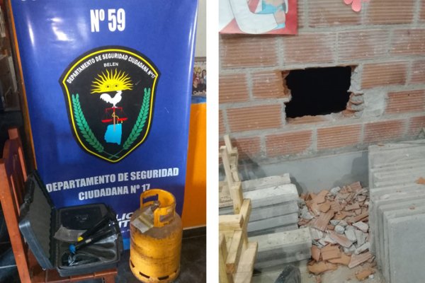 Recuperan elementos robados de una iglesia evangélica en el barrio Bosco II