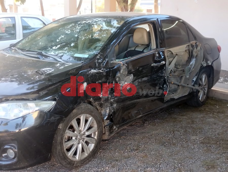 <b>Uno de los coches damnificados.</b>