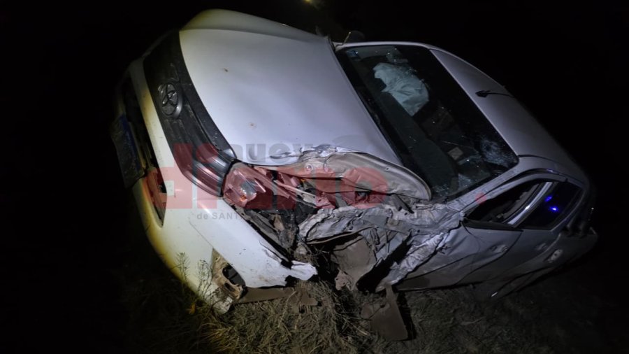 <b>As&iacute; qued&oacute; la camioneta de Kirchner.</b>