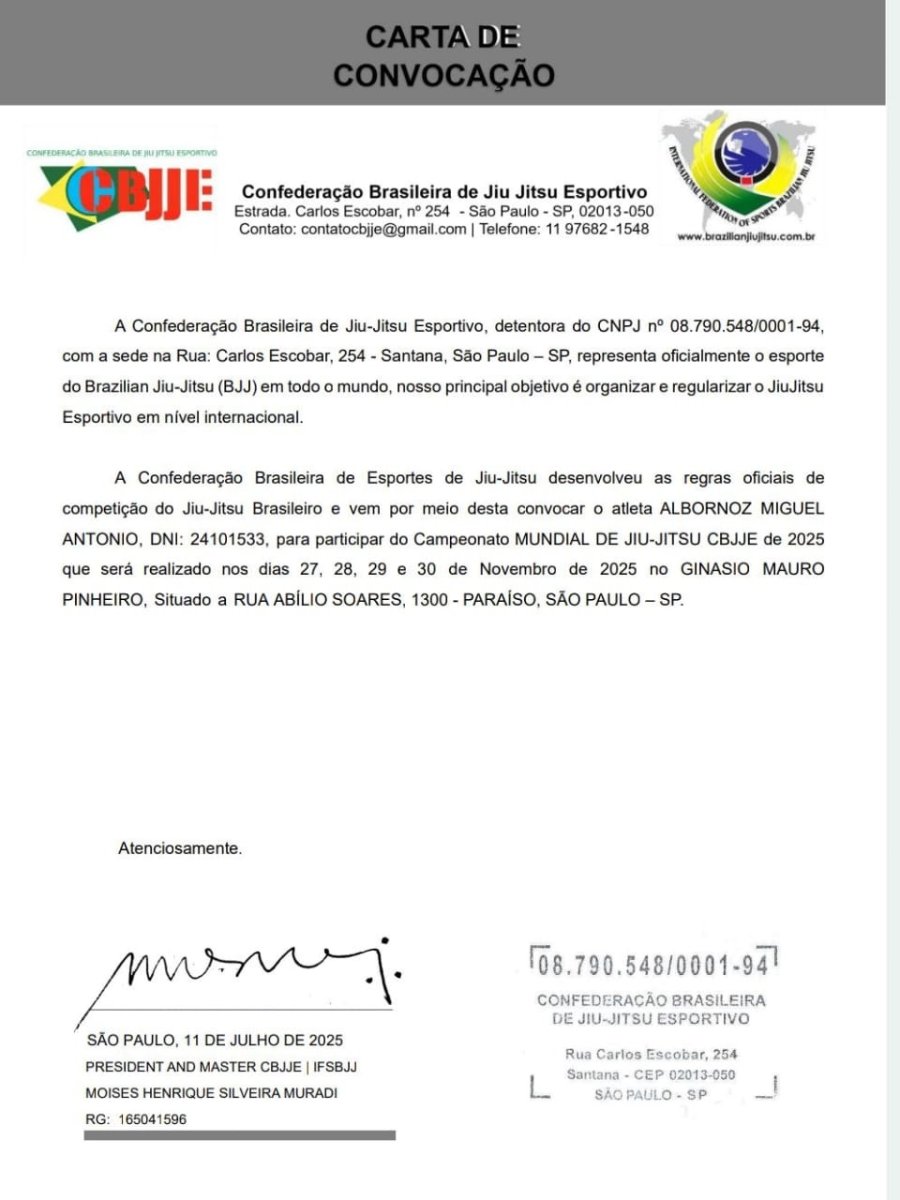 <b>La convocatoria.</b>