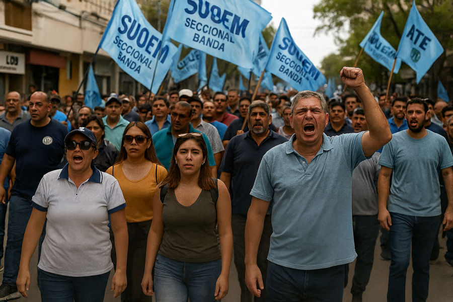 Los gremios luchan por los derechos de los empleados y obreros. (IA).