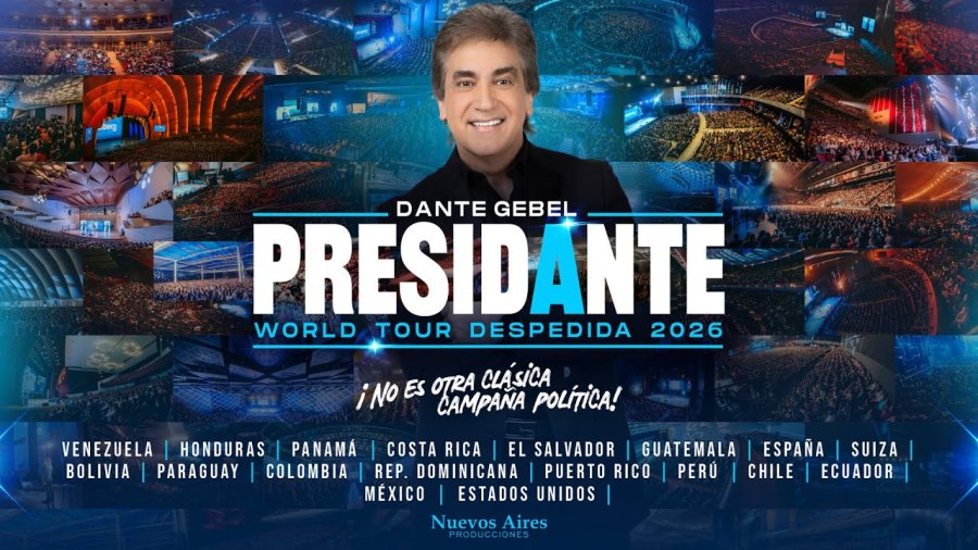 Dante Gebel, Show y Fe con intenciones claramente pol&iacute;ticas.