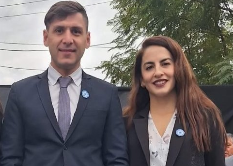 Mat&iacute;a Nediani, hijo del intendente y 