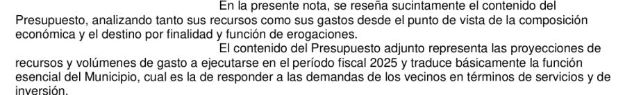 Seg&uacute;n la nota de presentaci&oacute;n del Departamento Ejecutivo, el despacho de mayor&iacute;a aprob&oacute; el proyecto de ejecuci&oacute;n de gastos de 2025. Errores groseros para una cuesti&oacute;n harto delicada.