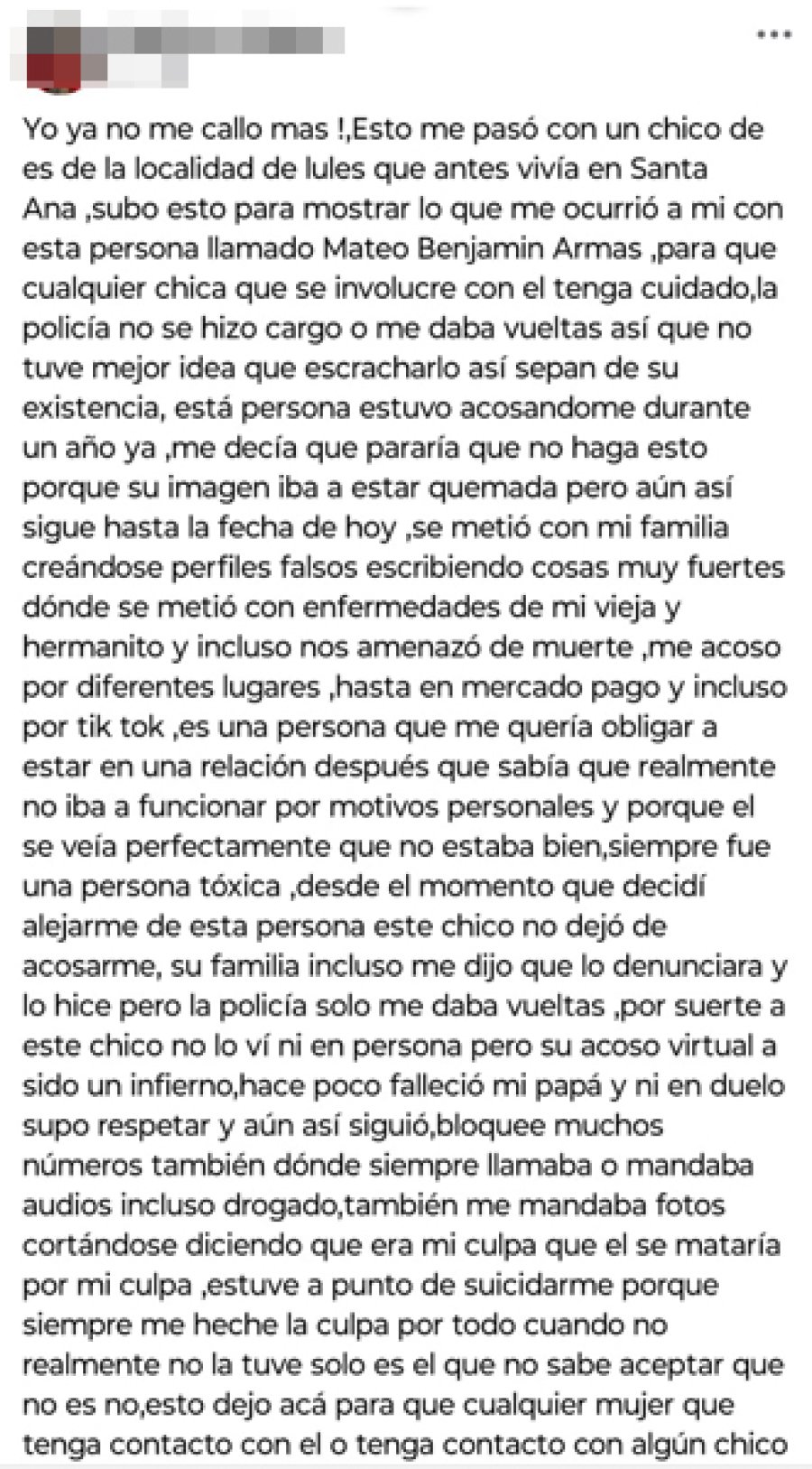 La exposici&oacute;n de la joven en redes.